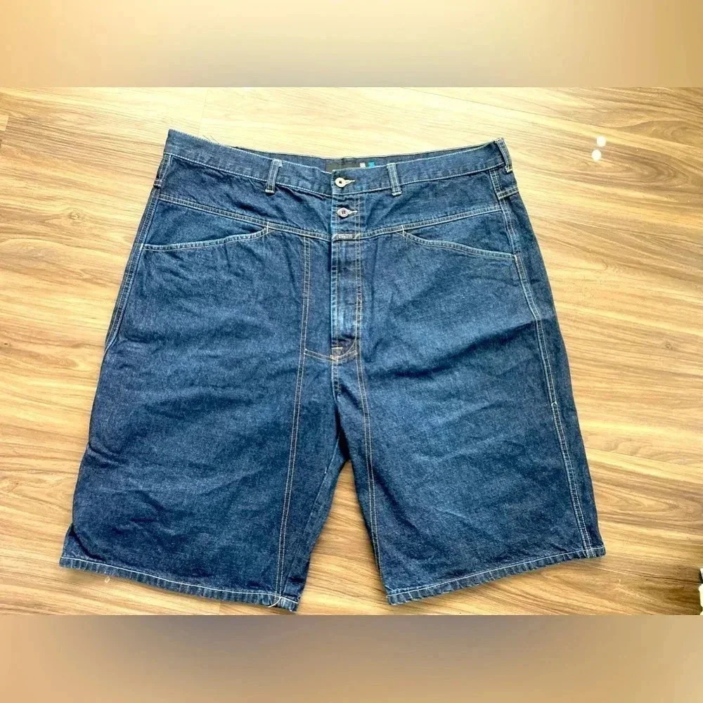 Marithe Francois Girbaud Y2K denim shorts loose fit size 42